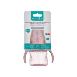 Anti-Kolik Anti-Auslauf Lerntrinkbecher 160 ml & 2er-Set ergonomische Fütterlöffel – Powder Pink - 6