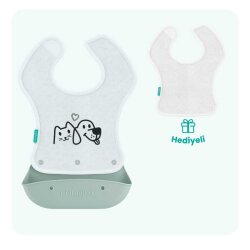 BabyBjörn & 3-teiliges Fütter-Set - Powder Green - 2