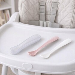 BabyBjörn & 3'lü Beslenme Seti - Powder Pink - 5