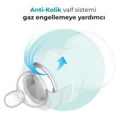Anti-Colic Baby Bottle Teat Set 0+ Months | Slow Flow, 2 Pack - Includes Sterile Storage Case - 3