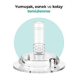 Mamajoo Antikolik Akıtmaz Pipetli Bardak 270 ml Powder Green, 12 Ay+ - 4