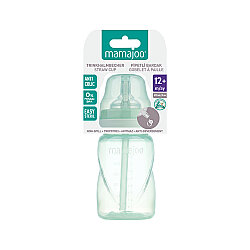 Mamajoo Antikolik Akıtmaz Pipetli Bardak 270 ml Powder Green, 12 Ay+ - 6