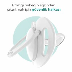 Kieferorthopädischer Schnuller 6 Monate+ Marienkäfer | Einzelpackung, Silikon, mit Gaumenstütze – Geschenk: Aufbewahrungsbox - 5