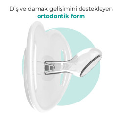 Kieferorthopädischer Schnuller 12 Monate+ Fil | Einzelpackung, Silikon, mit Gaumenstütze – Aufbewahrungsbox inklusive - 3