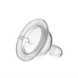 Set mit Glas-Anti-Kolik-Babysauger für Fläschchen, ab 6 Monaten | Mittlerer Durchfluss, 2-teilig – Geschenk: Aufbewahrungsbox - 3