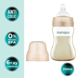 Gold Plus Anti-Kolik-Flasche 250 ml 6 Monate+ | Mittlerer Durchfluss - 2