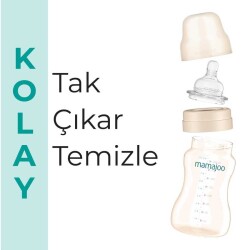 Gold Plus Anti-Kolik-Flasche 250 ml 6 Monate+ | Mittlerer Durchfluss - 6