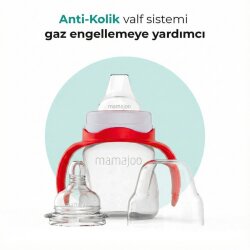 Griff Anti-Kolik Übungsflasche mit Ausgießer 160 ml 6 Monate+ | Mittlerer Durchfluss, 2-in-1 - 3