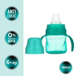 Antikolik Akıtmaz Alıştırma Bardağı 160 ml Yeşil, 6 Ay+ - 2