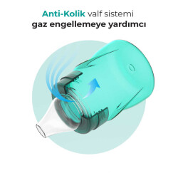 Antikolik Akıtmaz Alıştırma Bardağı 160 ml Yeşil, 6 Ay+ - 3