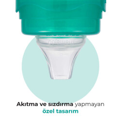 Antikolik Akıtmaz Alıştırma Bardağı 160 ml Yeşil, 6 Ay+ - 5