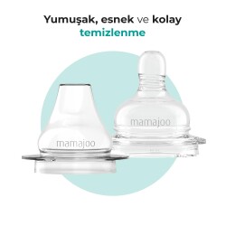 Kulplu Antikolik Alıştırma Biberonu 160 ml 6 Ay+ | Orta Akışlı, 2-in-1 - 4