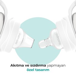 Kulplu Antikolik Alıştırma Biberonu 160 ml 6 Ay+ | Orta Akışlı, 2-in-1 - 5