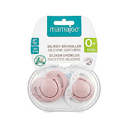 Orthodontic Soother Set 0+ Months Powder Pink | 2 Pack, Silicone, Palate-Friendly | Includes Sterilisation And Storage Case - 8