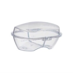 Ortodontik Emzik Seti 6 Ay+ Beyaz & Gece - Gündüz | İkili, Silikon, Damaklı | Sterilizasyon & Saklama Kabı Hediyeli - 6