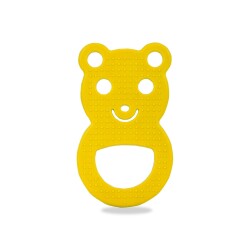 Weicher Zahnungskauartikel Gelber Teddybär - 1