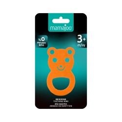 Weicher Zahnungskauartikel Orangefarbenes Teddybärchen - 4